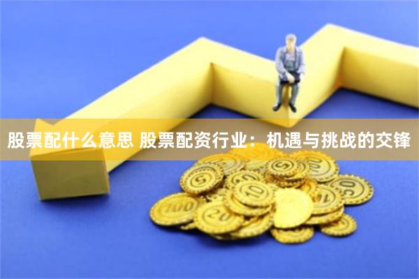 股票配什么意思 股票配资行业：机遇与挑战的交锋